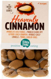 Organic almonds in milk chocolate and cinnamon 150 g - TERRASANA